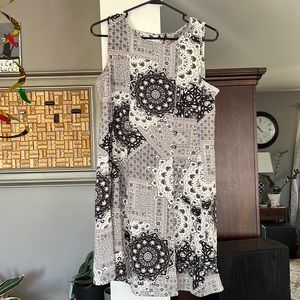 Philosophy Swing Dress with Keyhole Back Accent